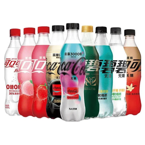 Coca-Cola Exclusive Sugar-Free Vanilla Beverage Soda from China 12 fl oz Rare Exotic Twist Smooth Vanilla Infusion Guilt-Free Indulgence - Seltzer