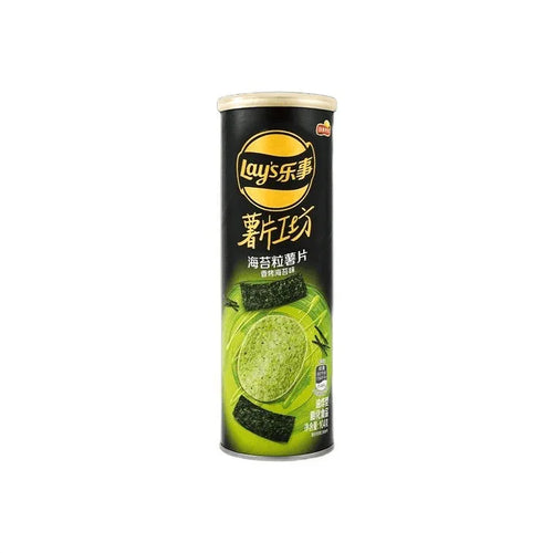 Lay's Roasted Seaweed 3.66oz China Snack Ready to Eat Anytime Crunchy Savory Flavor Umami Overload No Artificial Dyes
