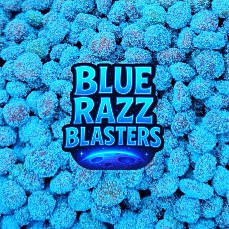 Tiktok famous blue razz blasters viral trending exotic candy