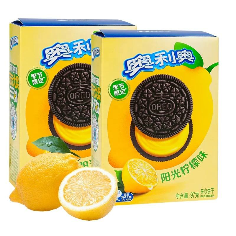 Japanese lemon oreo  exotic snack