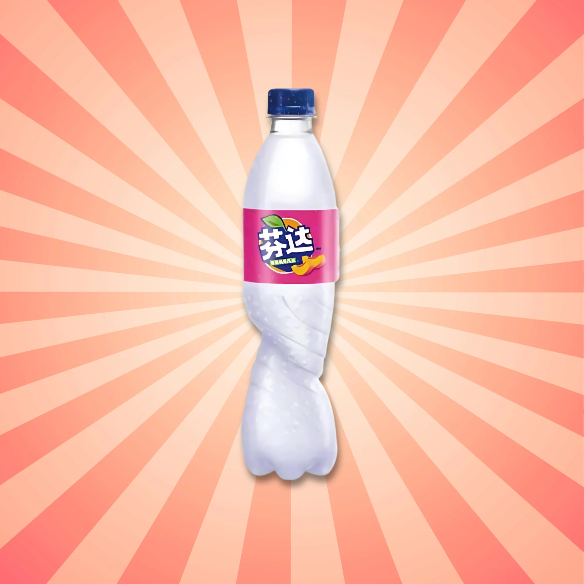 Japanese White Peach Fanta soda